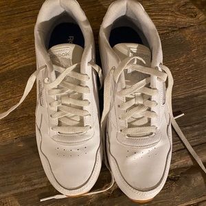 White Rebok sneakers